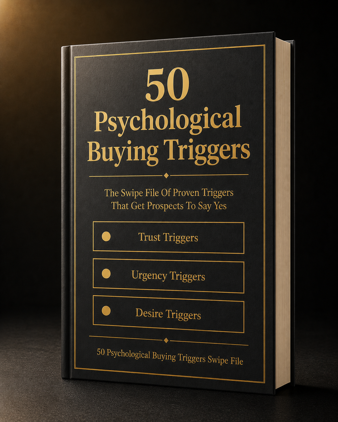 Buying Triggers Swipe File mockup