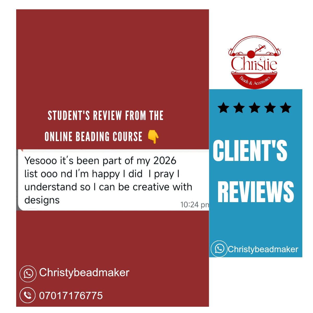 Testimonial screenshot