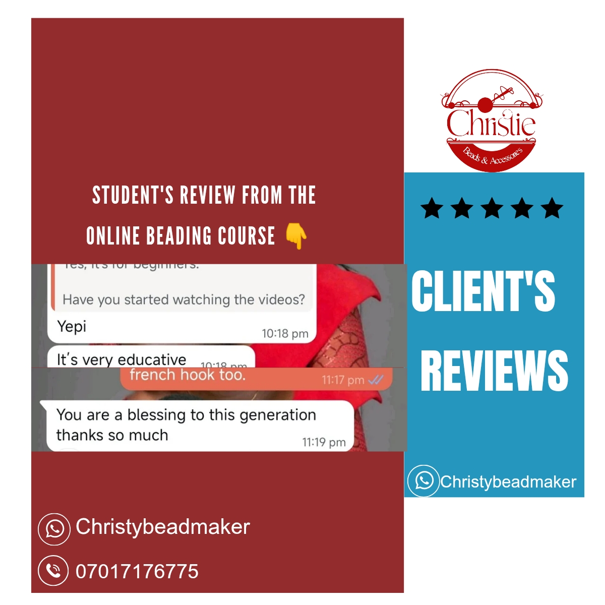 Testimonial screenshot